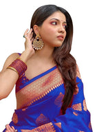 Ivory Peacock Pallu Saree