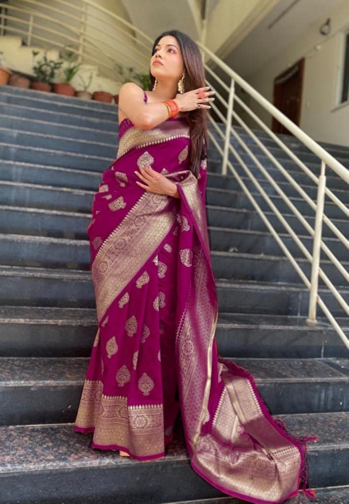 Pure Kanjivaram Silk Wedding Saree